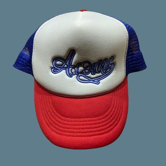 Cobra Caps Vintage Y2K Iconic Script Logo Red White Blue Cap Hat Unisex One Size - Picture 1 of 6
